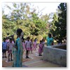 Teacher addressing the Children